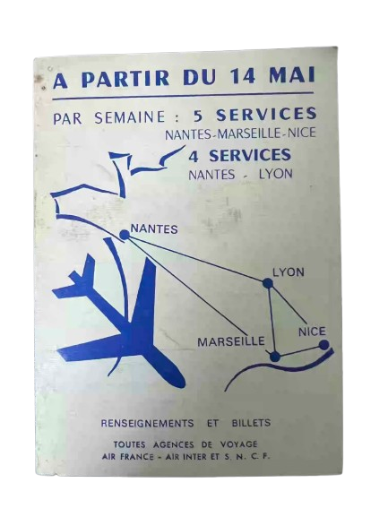 Affiche Air France — Lignes intérieures