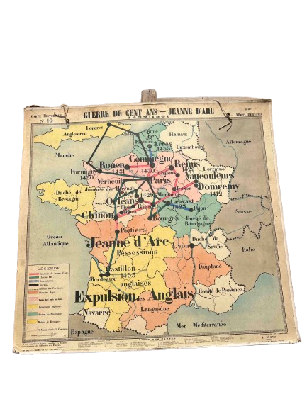 Carte scolaire — Jeanne d’Arc (Albert Bernard)