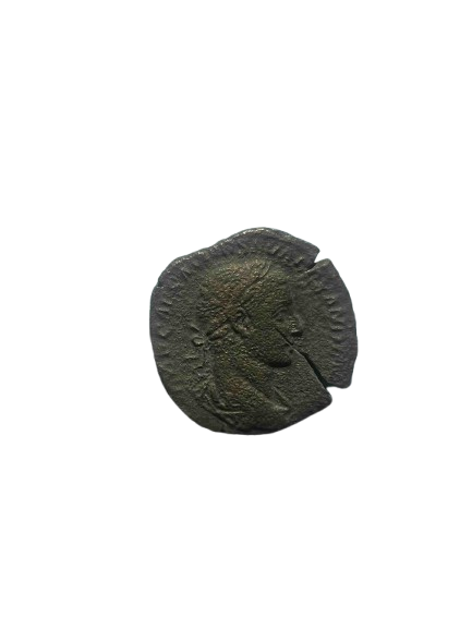 Pièce romaine — sesterce d’Alexandre Sévère (222–235)